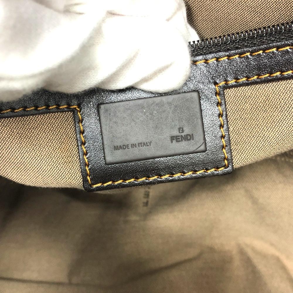 Beige Canvas Fendi Handbag