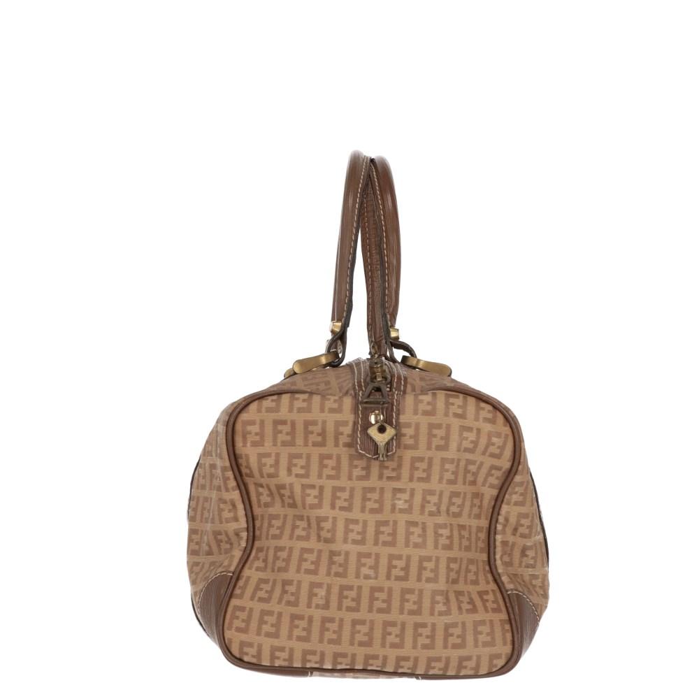 Beige Canvas Fendi Handbag