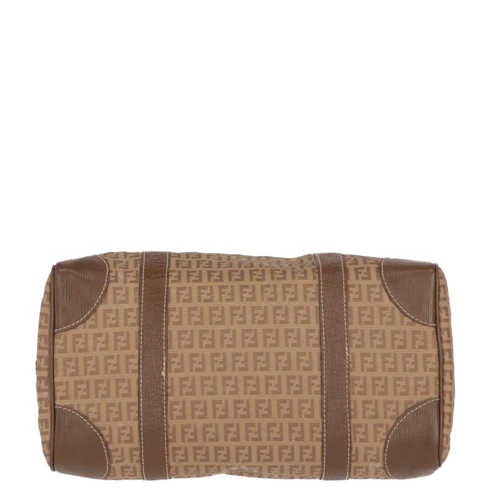 Beige Canvas Fendi Handbag