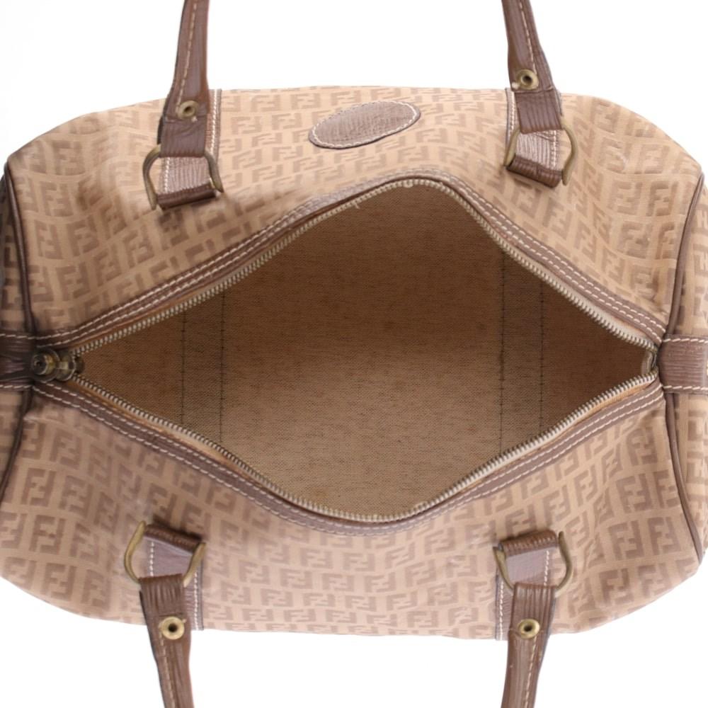 Beige Canvas Fendi Handbag