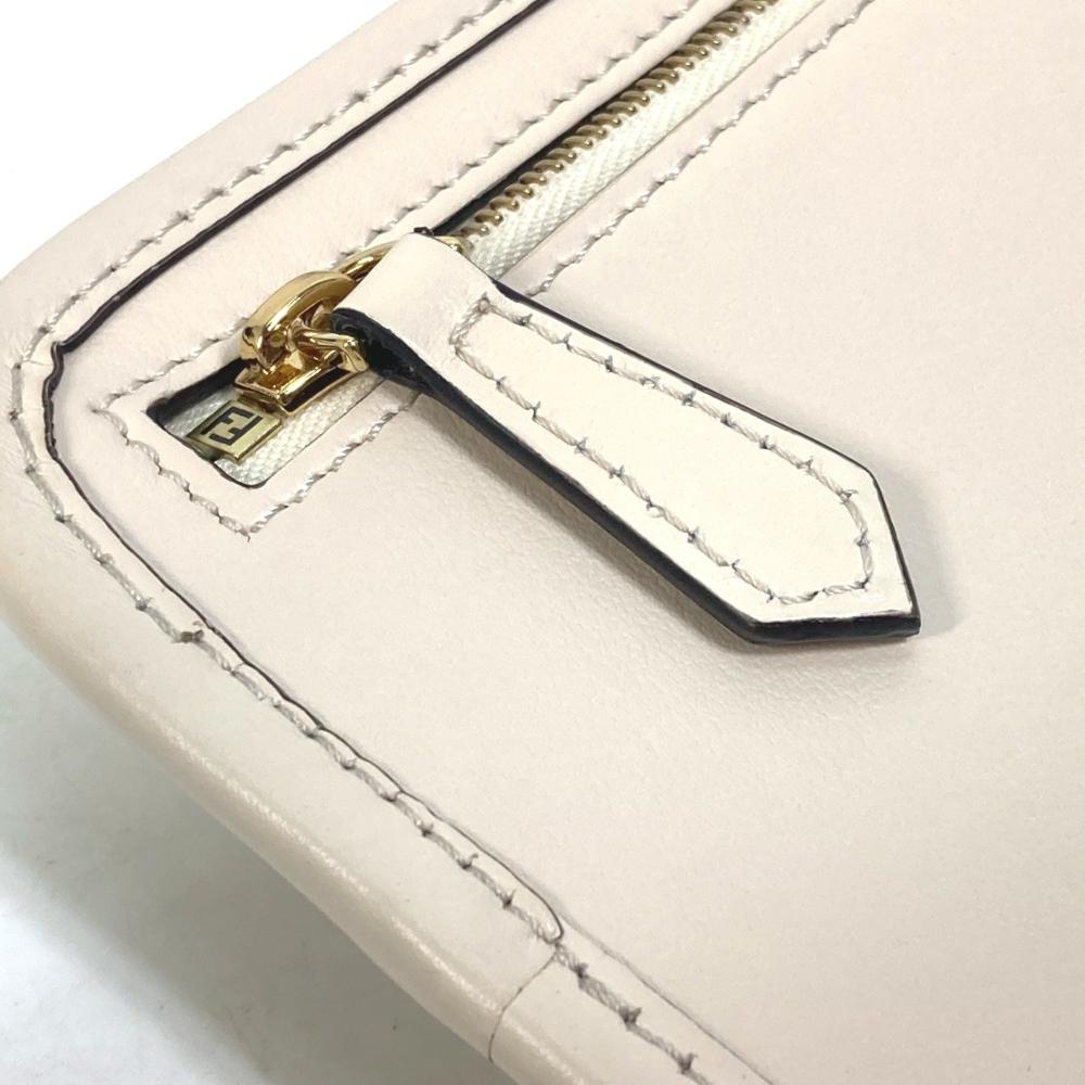 Beige Canvas Fendi Pouch