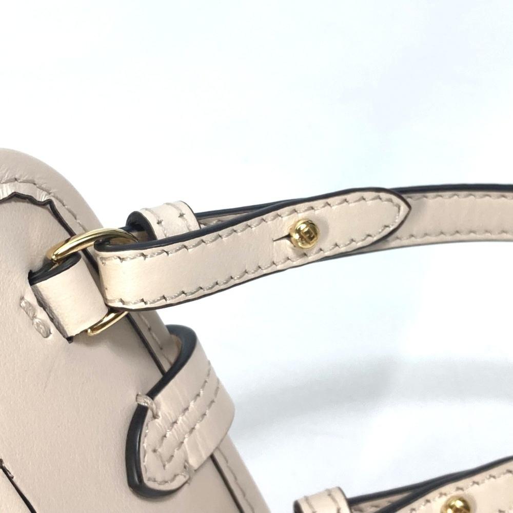 Beige Canvas Fendi Pouch