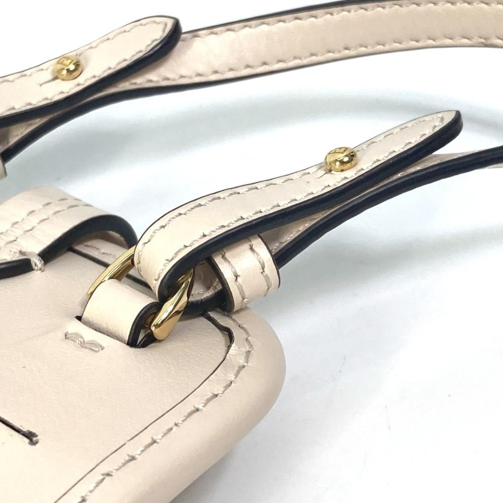 Beige Canvas Fendi Pouch