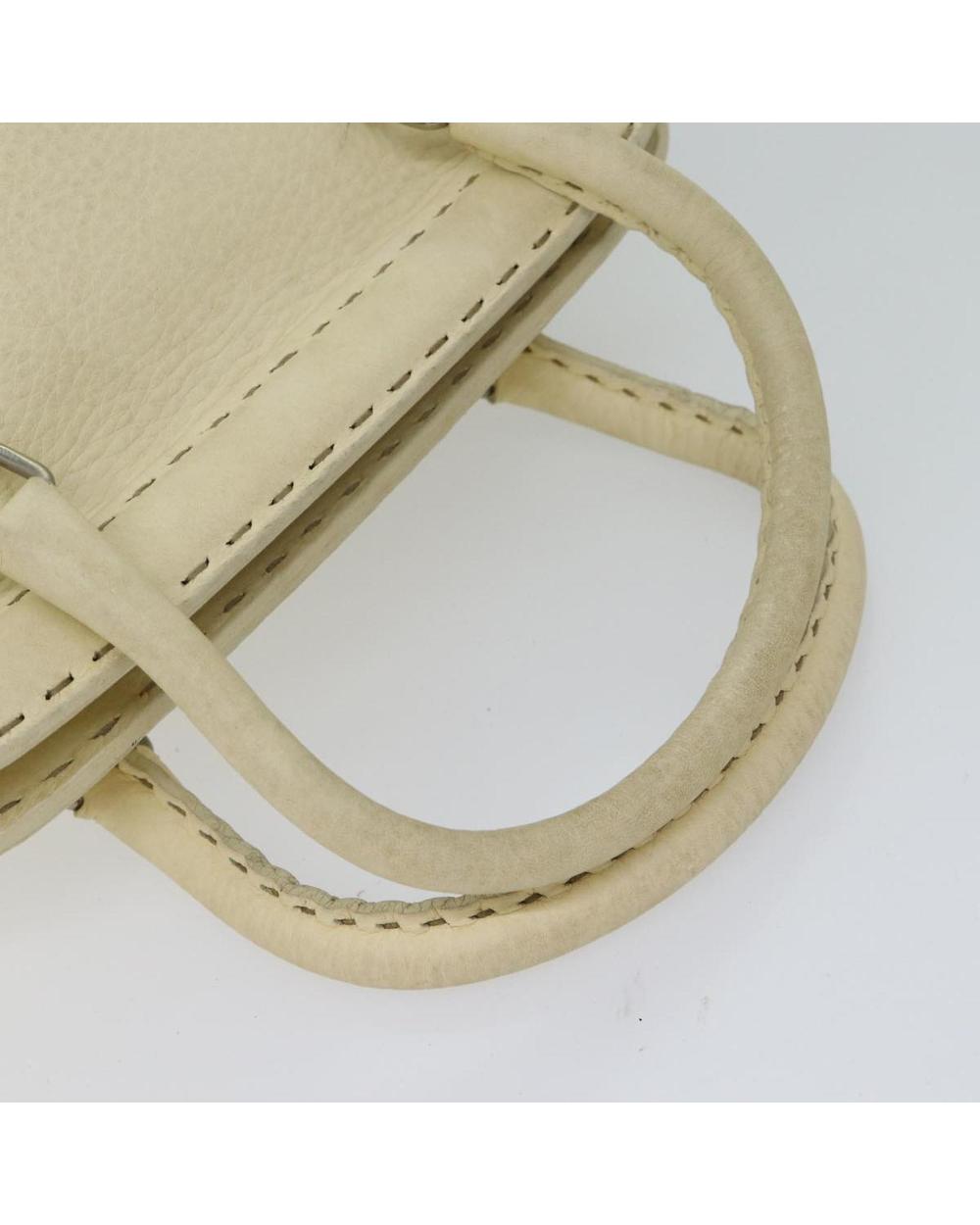 Beige Cotton Fendi Handbag