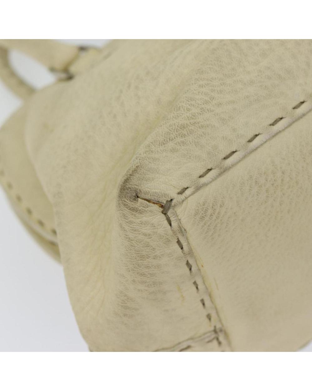 Beige Cotton Fendi Handbag