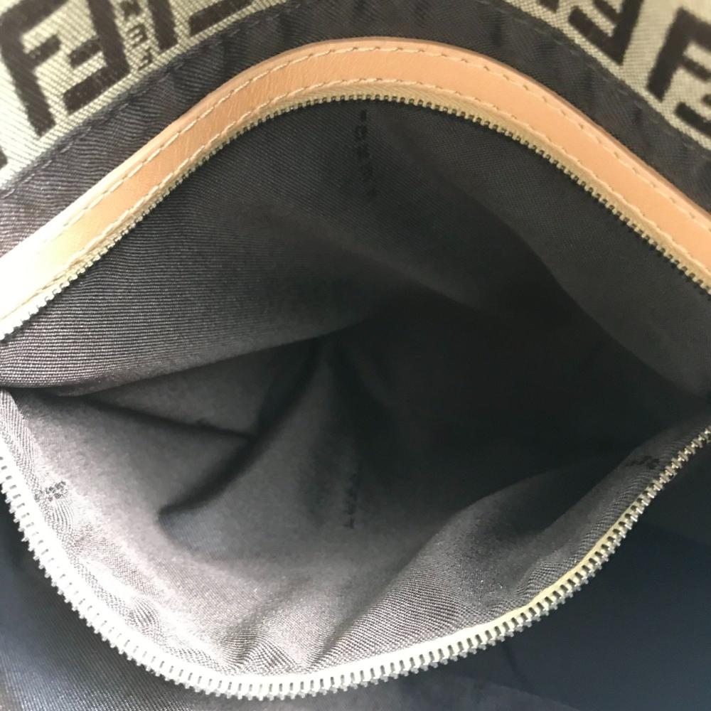Beige Fabric Fendi Baguette
