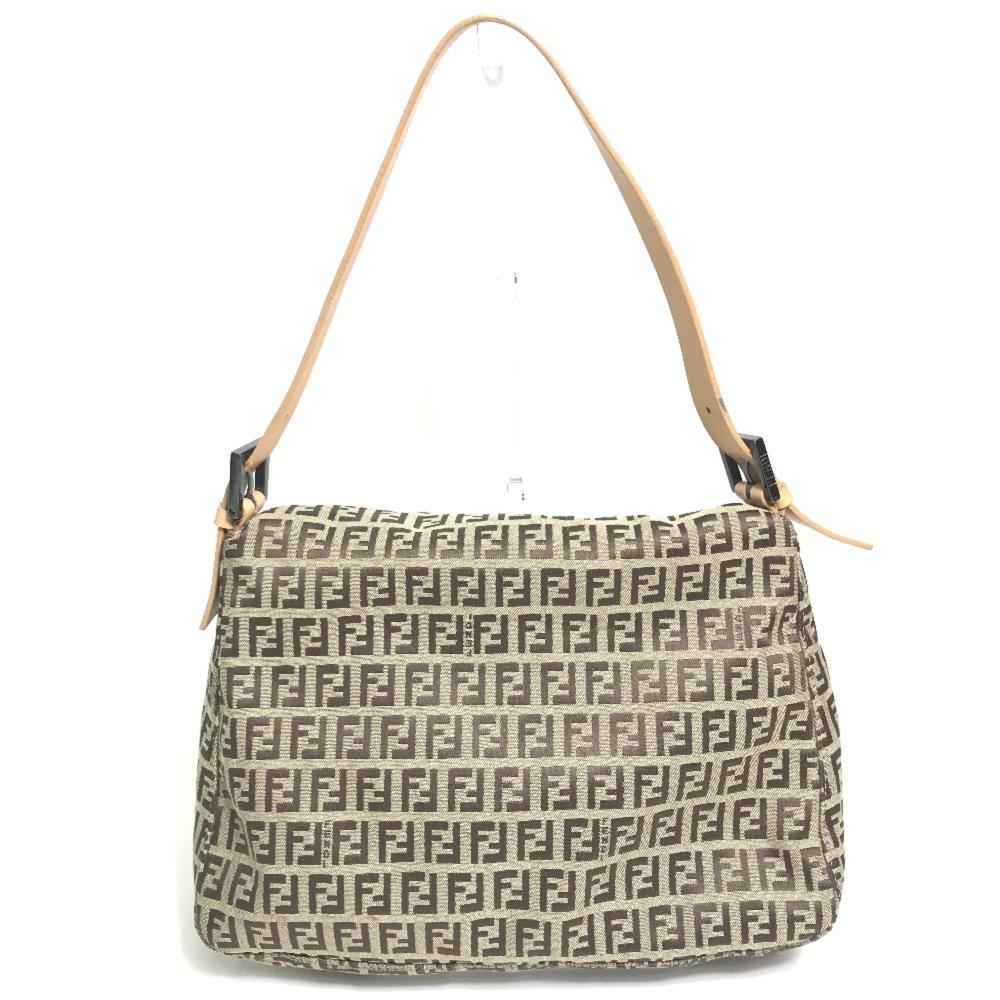 Beige Fabric Fendi Baguette