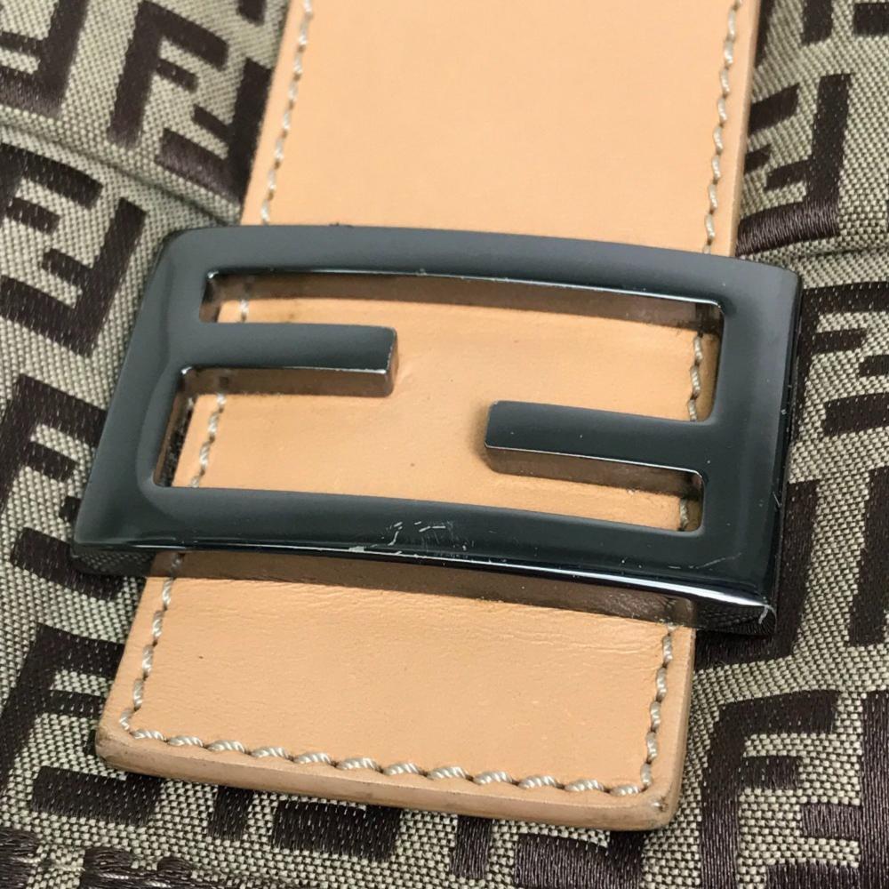 Beige Fabric Fendi Baguette