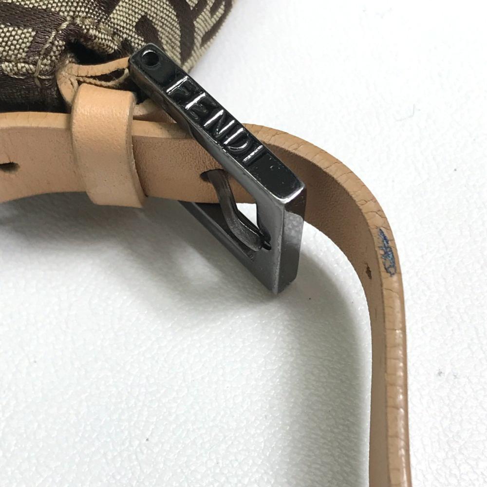 Beige Fabric Fendi Baguette