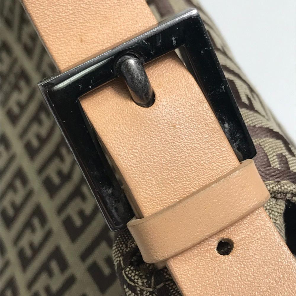 Beige Fabric Fendi Baguette