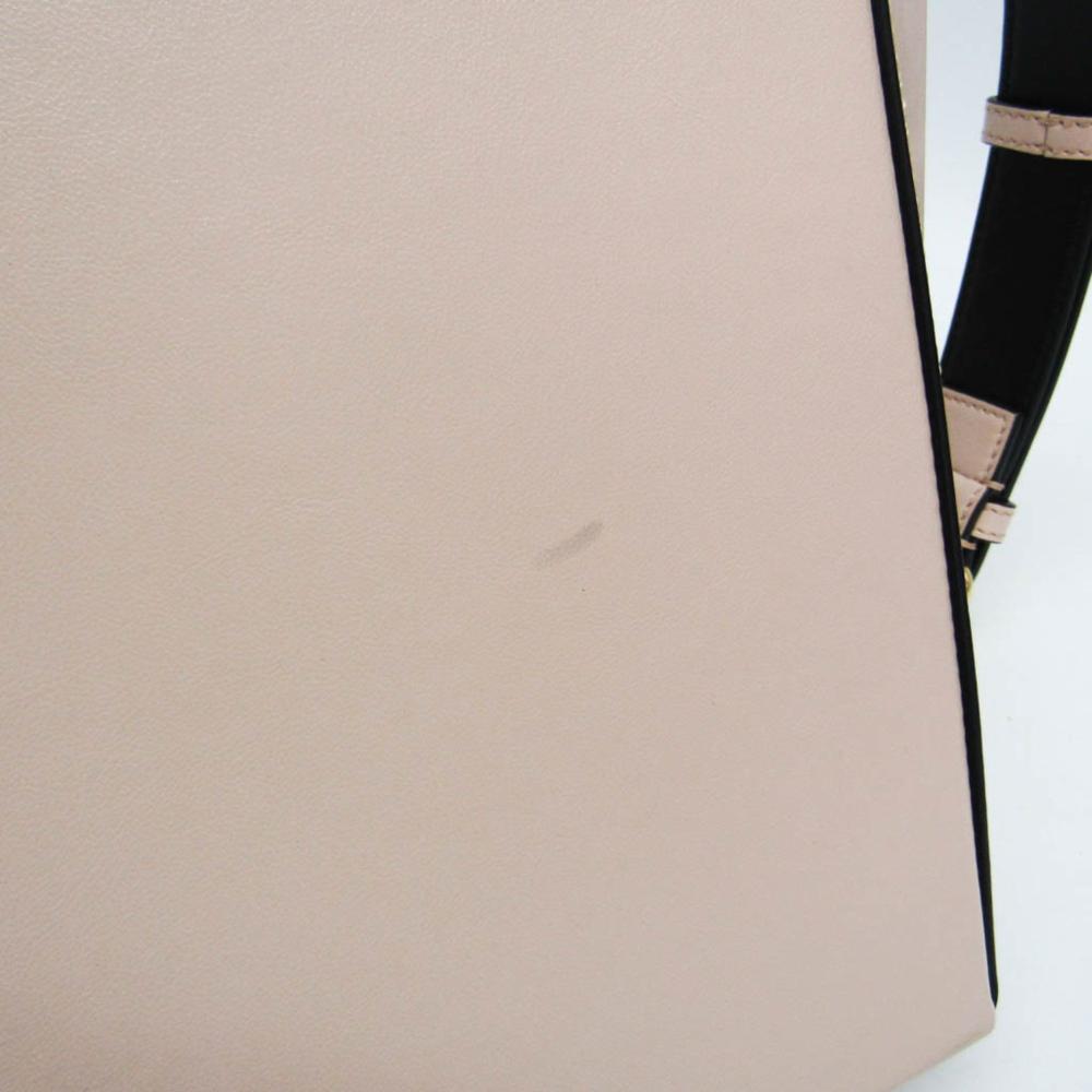 Beige Leather Fendi Handbag