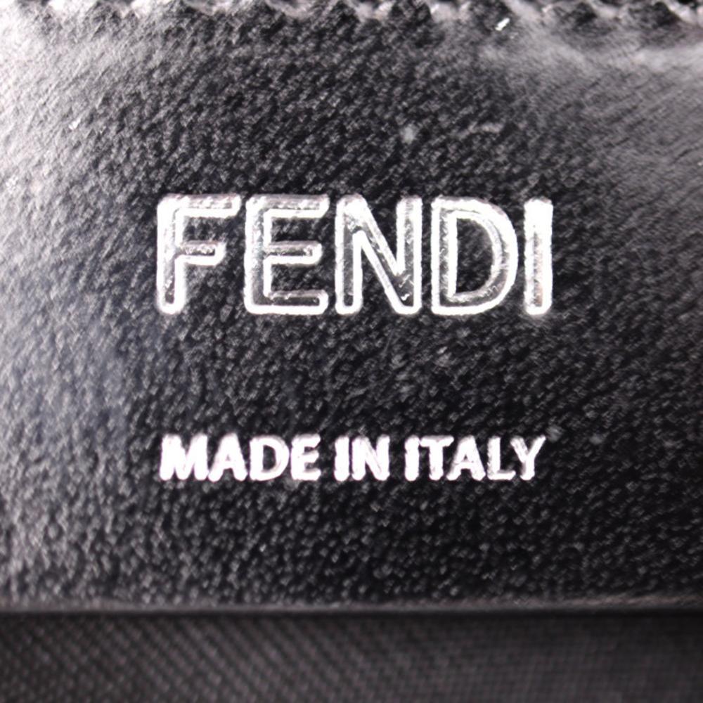 Beige Leather Fendi Clutch