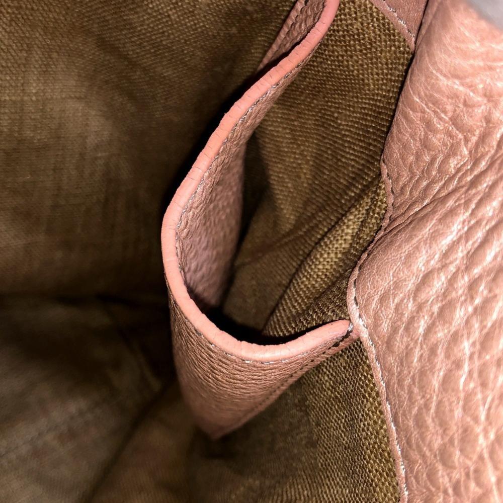 Beige Leather Fendi Tote
