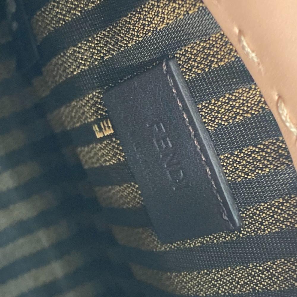 Beige Leather Fendi Baguette