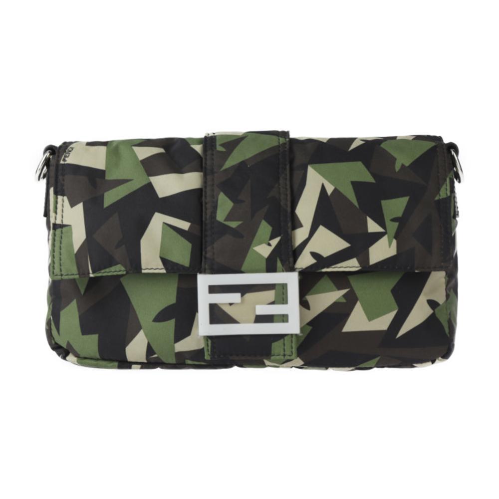 Beige Leather Fendi Clutch