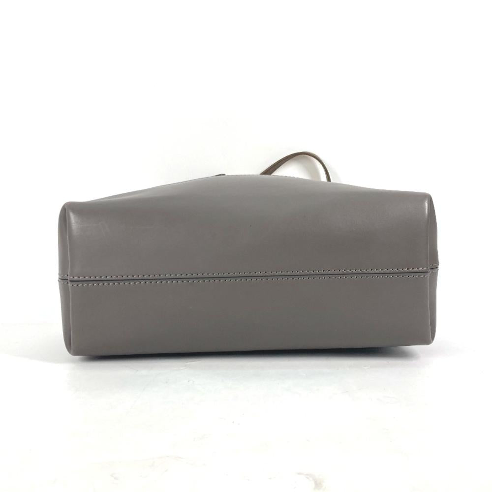 Beige Leather Fendi Shoulder Bag
