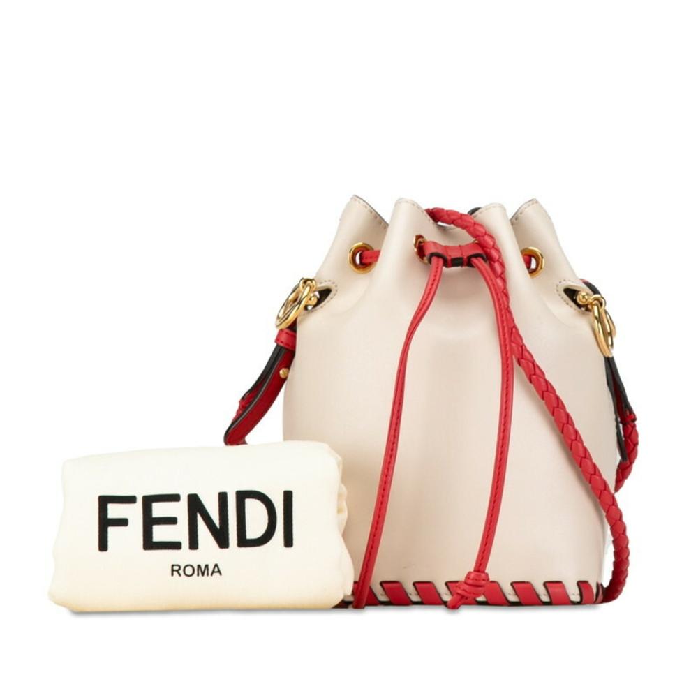 Beige Leather Fendi Mon Tresor