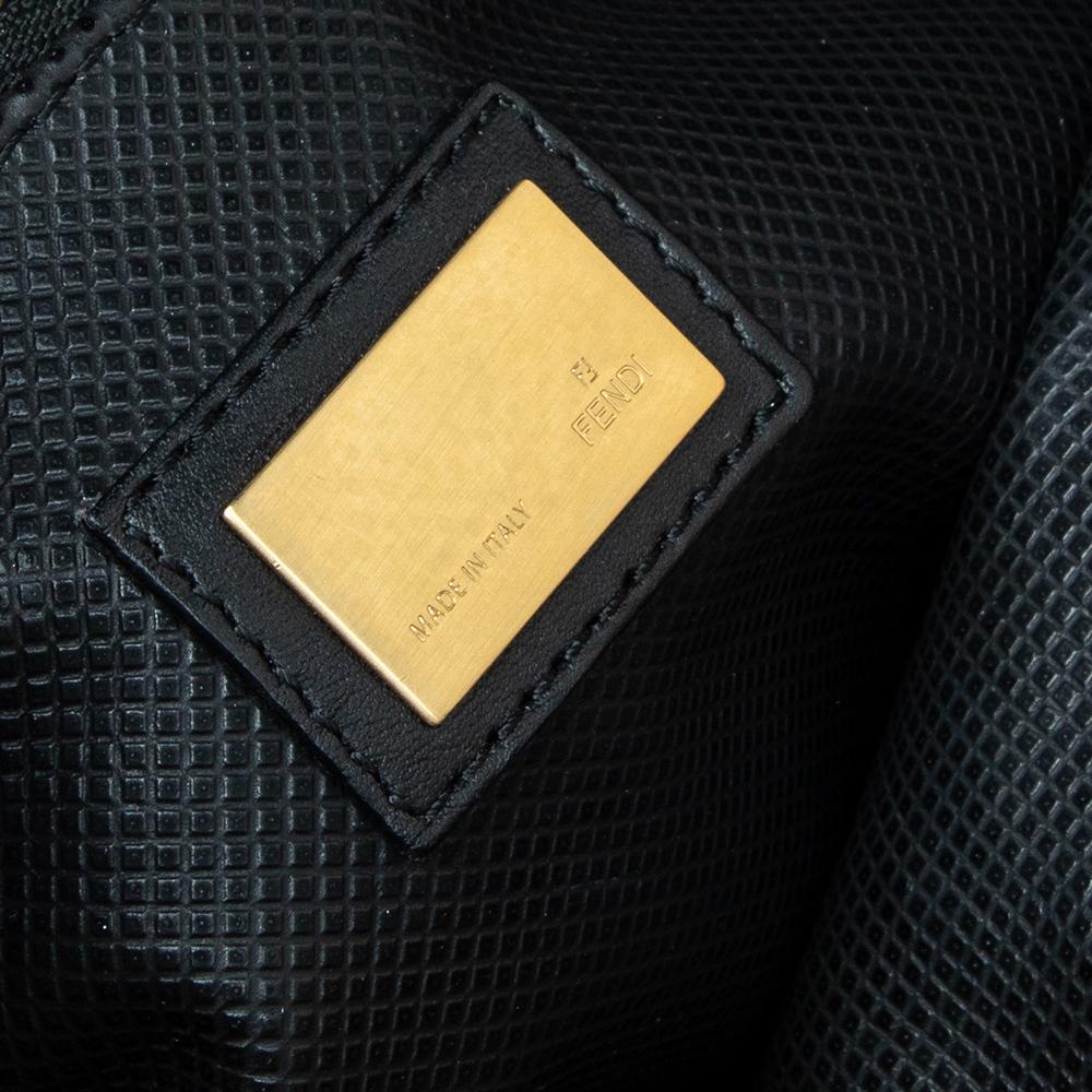 Beige Leather Fendi Peekaboo