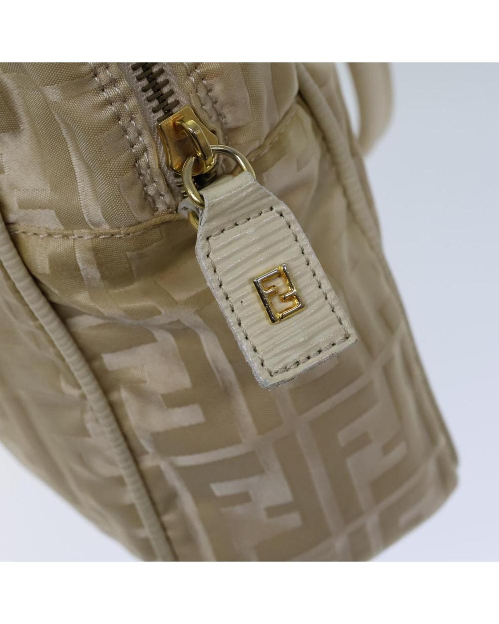 Beige Nylon Fendi Handbag