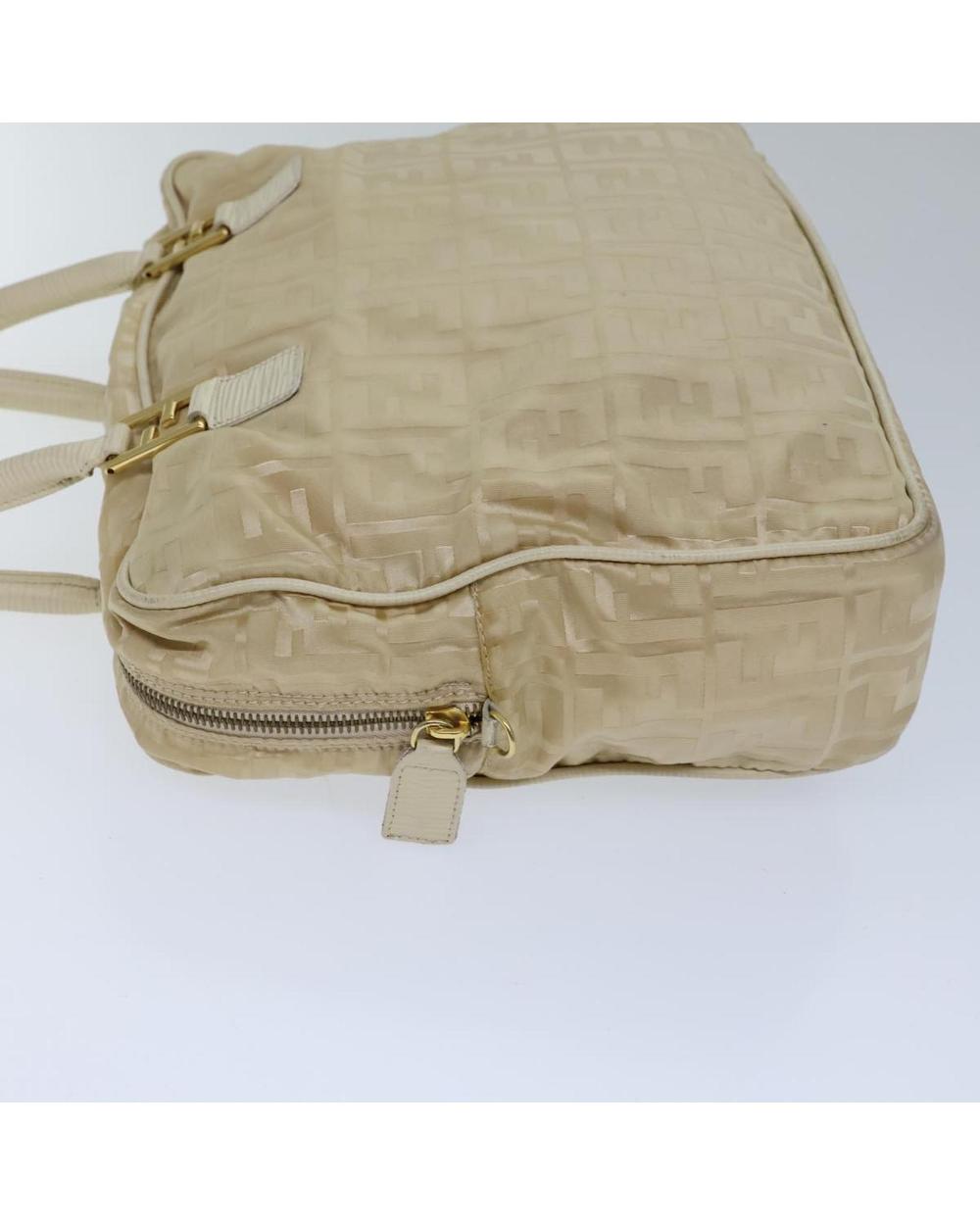 Beige Nylon Fendi Handbag