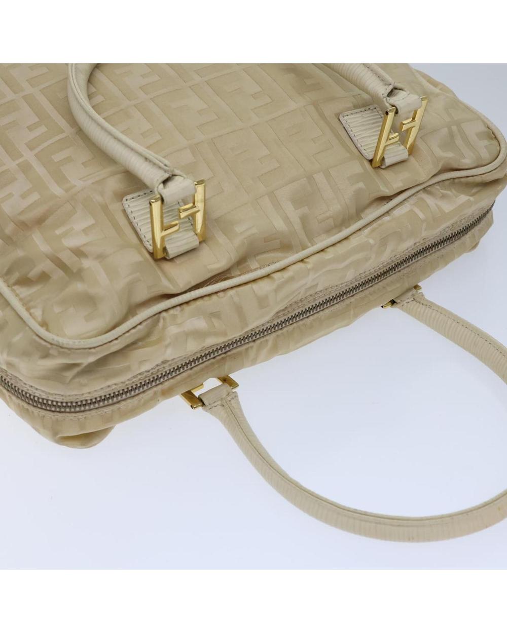 Beige Nylon Fendi Handbag