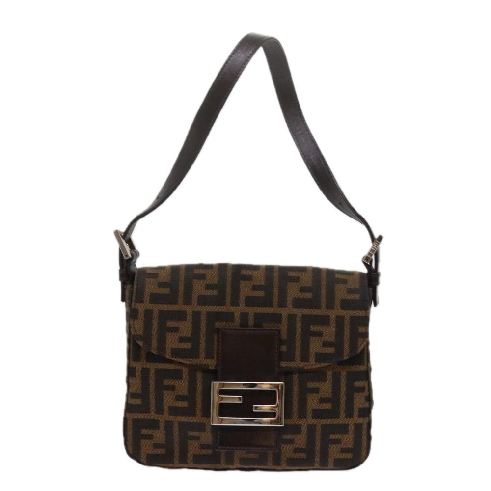 Black Canvas Fendi Baguette