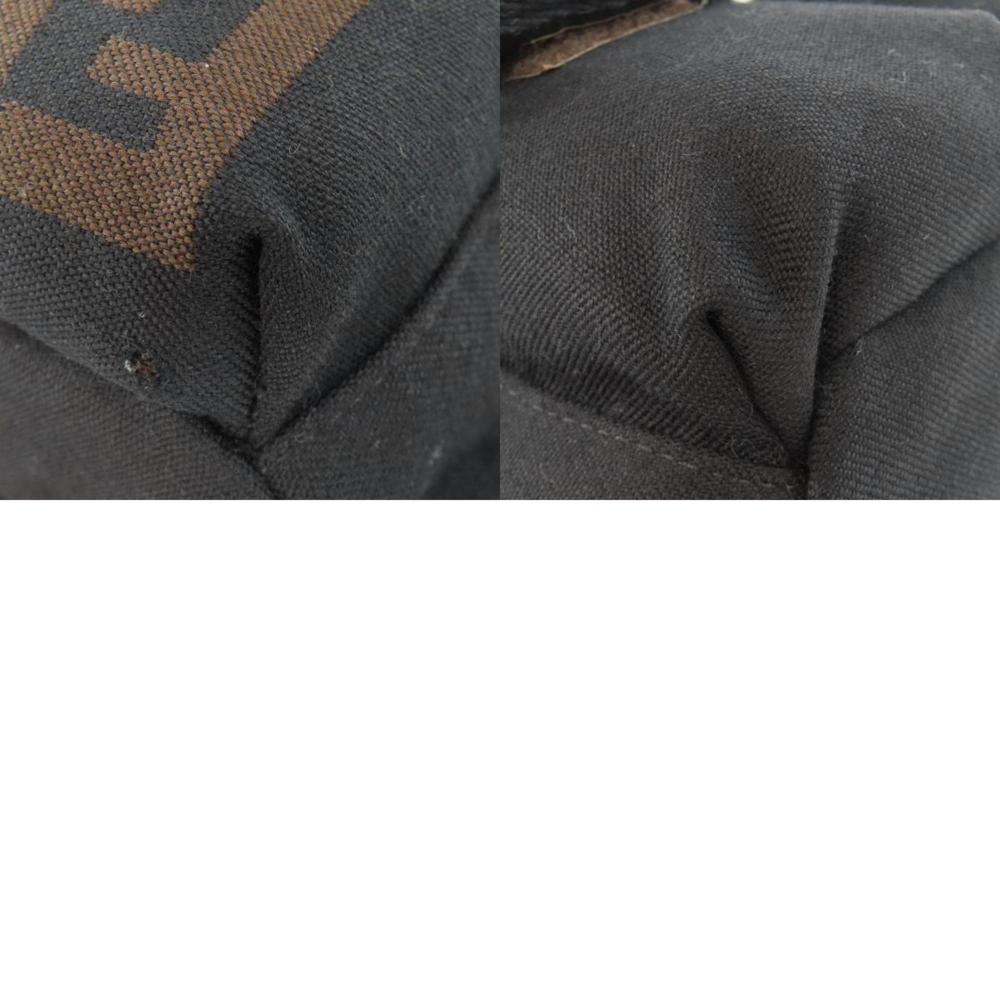 Black Canvas Fendi Belt Bag