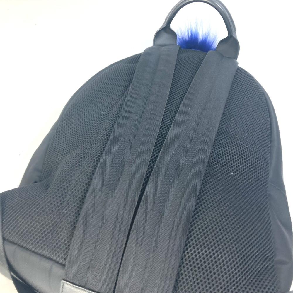 Black Canvas Fendi Backpack