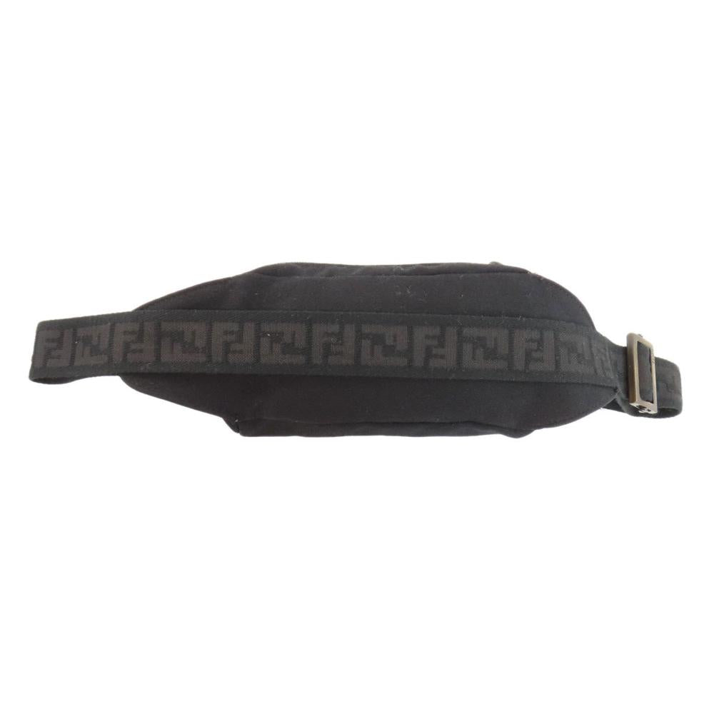 Black Canvas Fendi Belt Bag