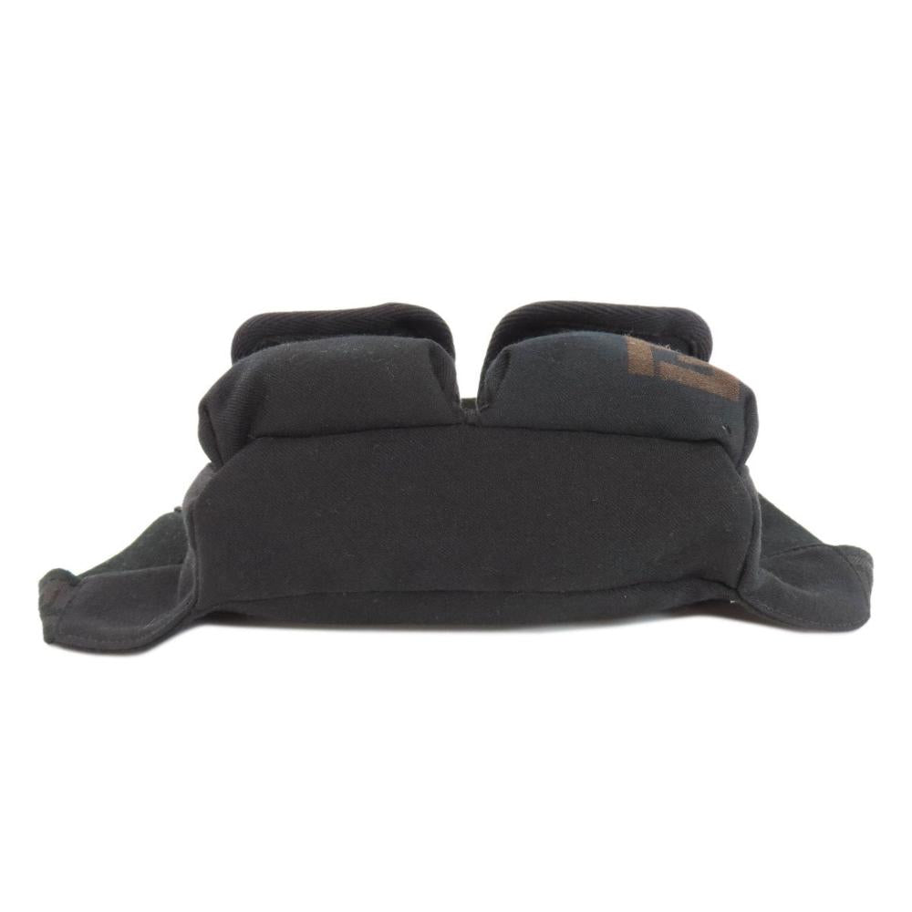 Black Canvas Fendi Belt Bag