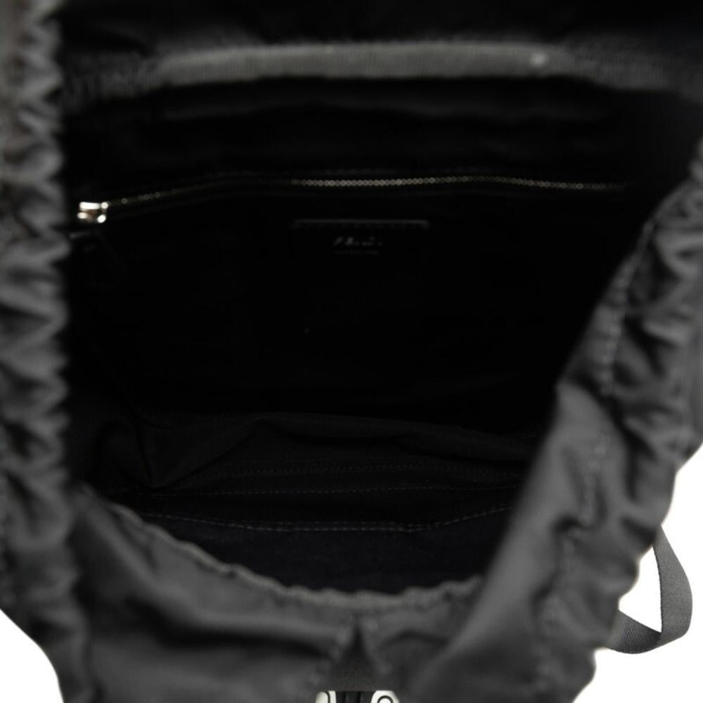 Black Canvas Fendi Backpack