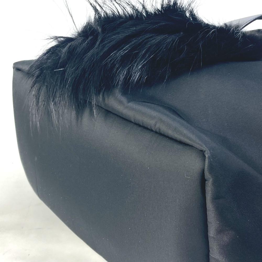 Black Canvas Fendi Backpack