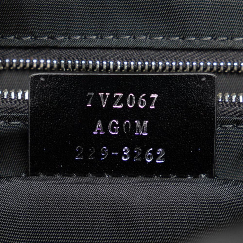 Black Canvas Fendi Backpack