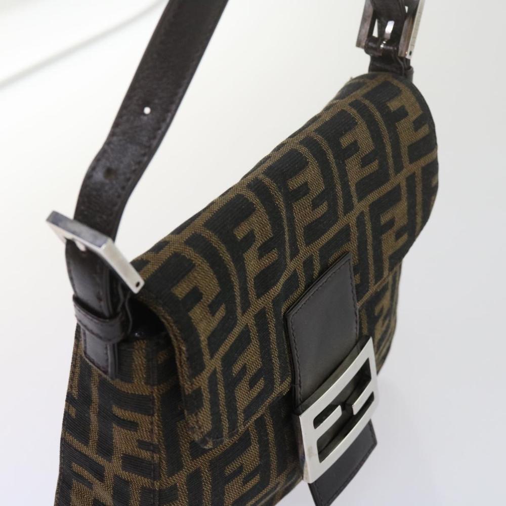 Black Canvas Fendi Baguette