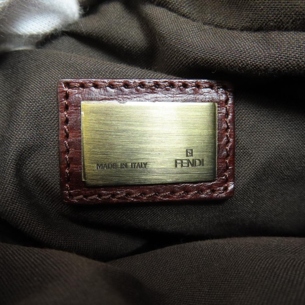 Black Canvas Fendi Belt Bag