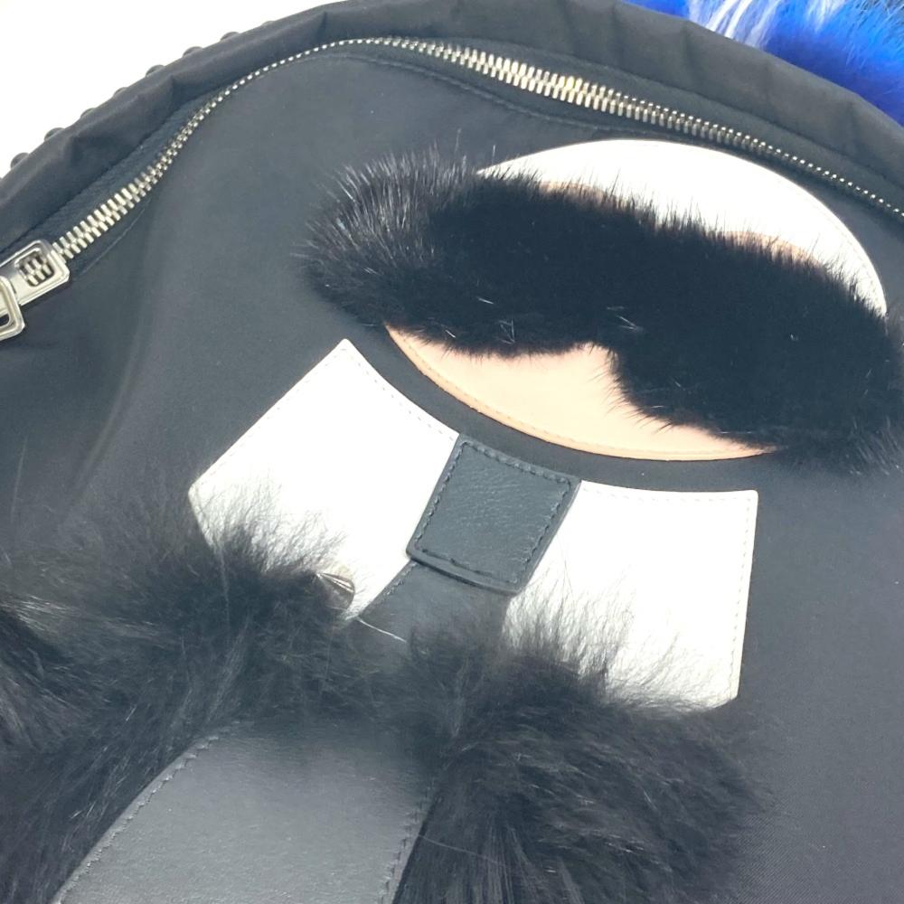 Black Canvas Fendi Backpack