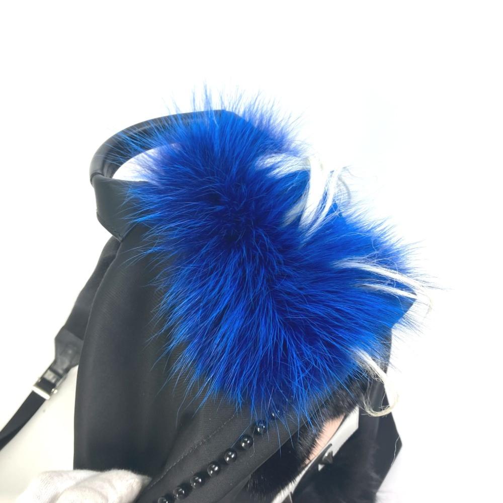 Black Canvas Fendi Backpack