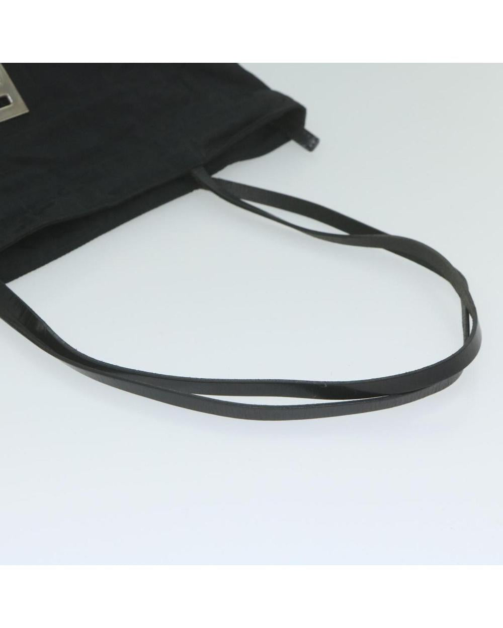 Black Canvas Fendi Baguette