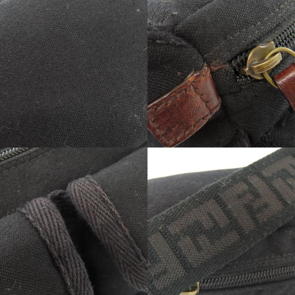 Black Canvas Fendi Belt Bag
