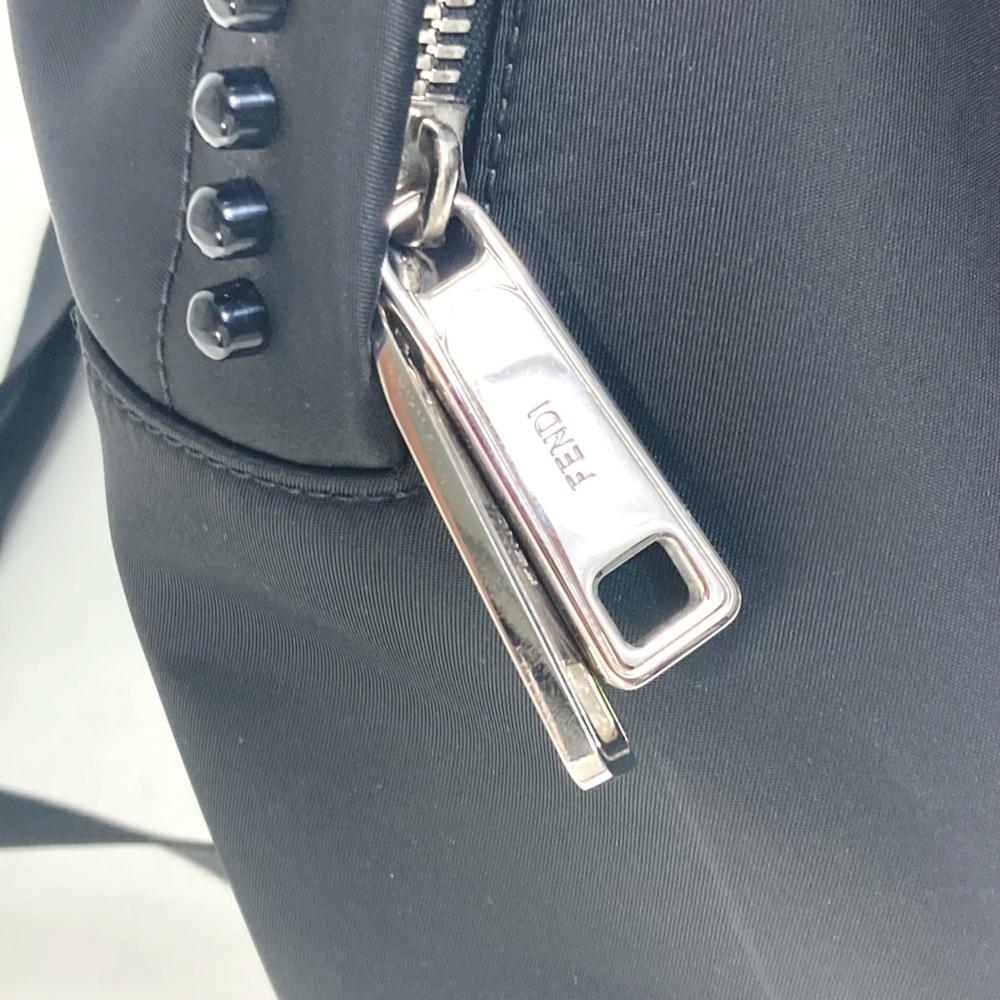 Black Canvas Fendi Backpack
