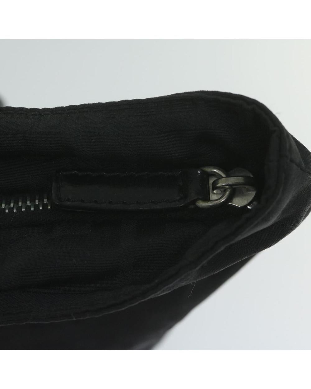 Black Canvas Fendi Baguette