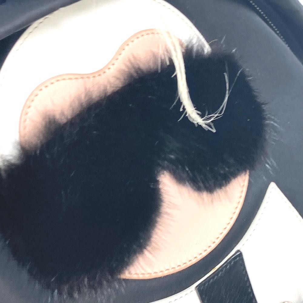 Black Canvas Fendi Backpack