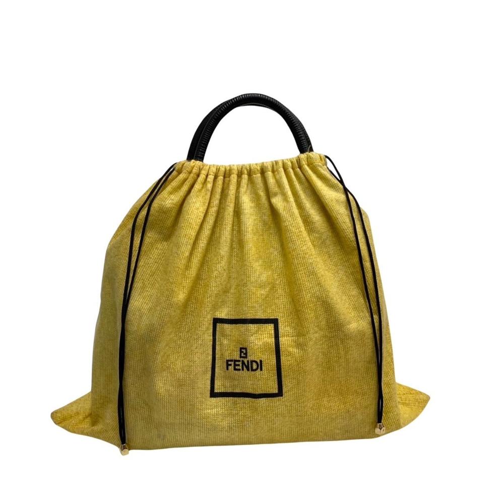 Black Canvas Fendi Handbag