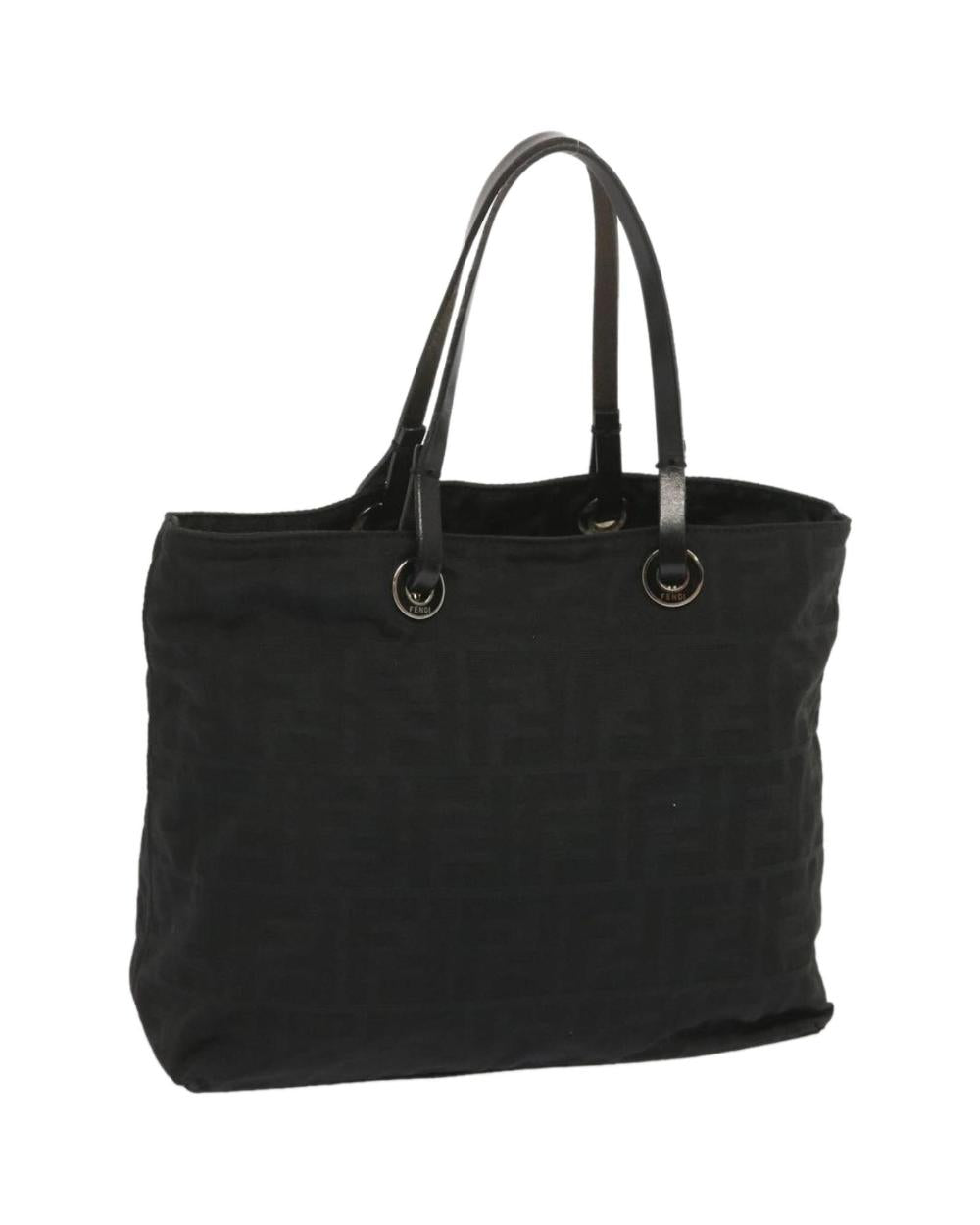 Black Canvas Fendi Handbag