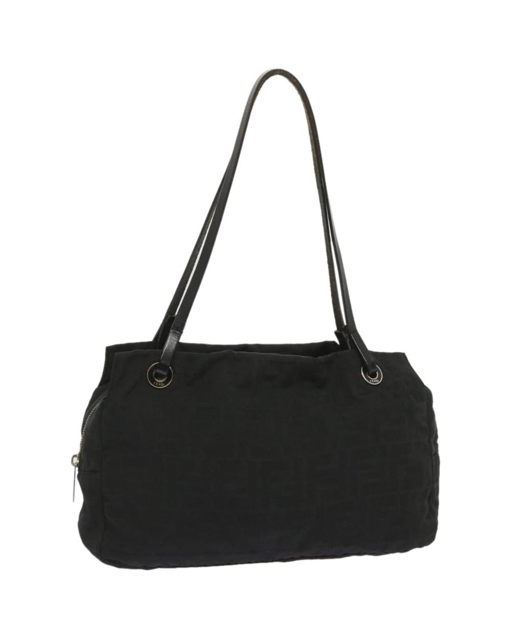 Black Canvas Fendi Handbag