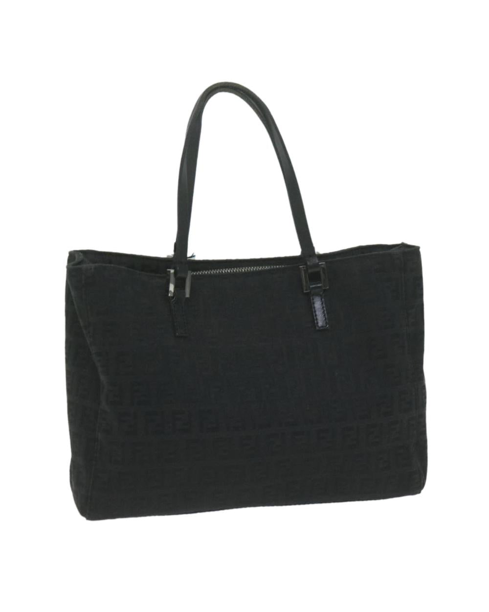 Black Canvas Fendi Handbag