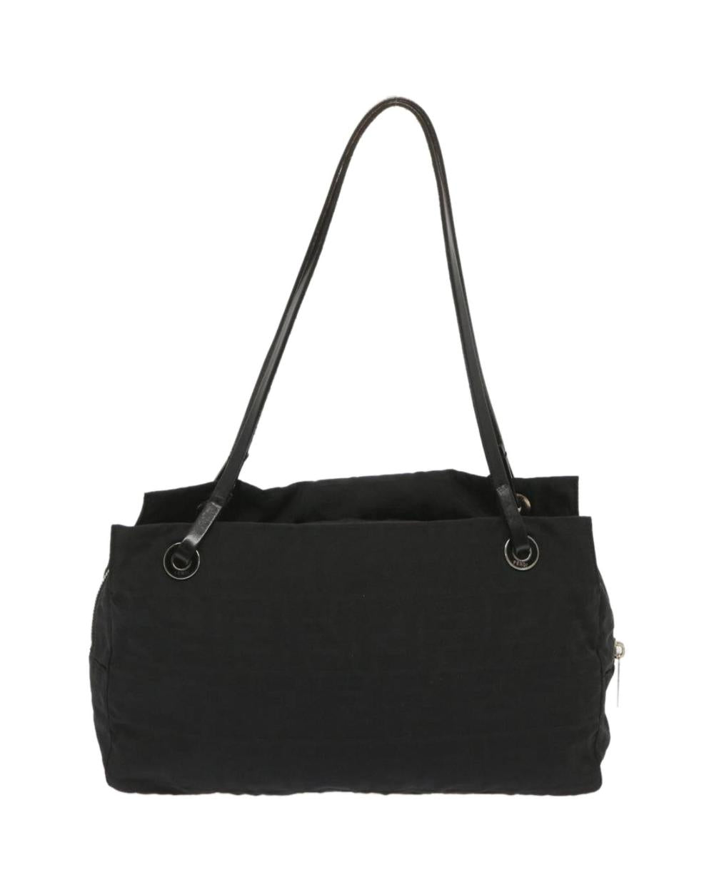 Black Canvas Fendi Handbag