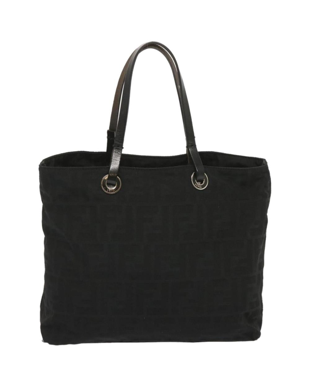 Black Canvas Fendi Handbag