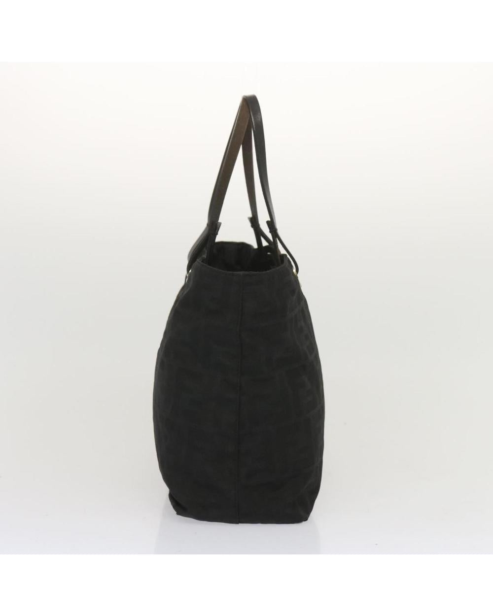 Black Canvas Fendi Handbag