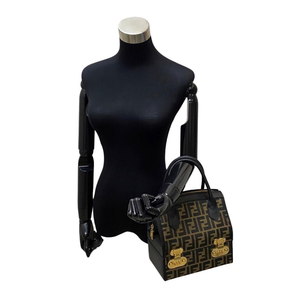 Black Canvas Fendi Handbag